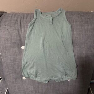 goumi quick change romper in blue